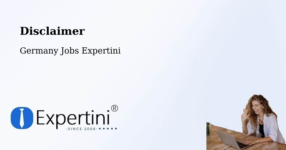 Disclaimer – Schwerte - Germany Jobs Expertini