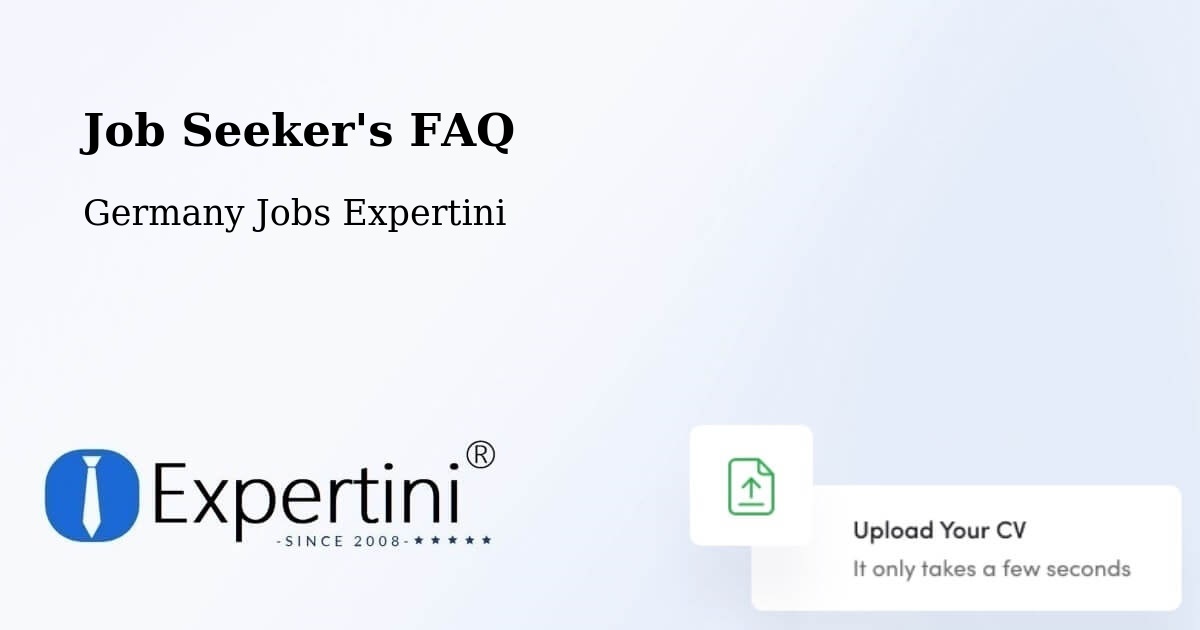Job Seeker FAQ – Schwerte - Germany Jobs Expertini